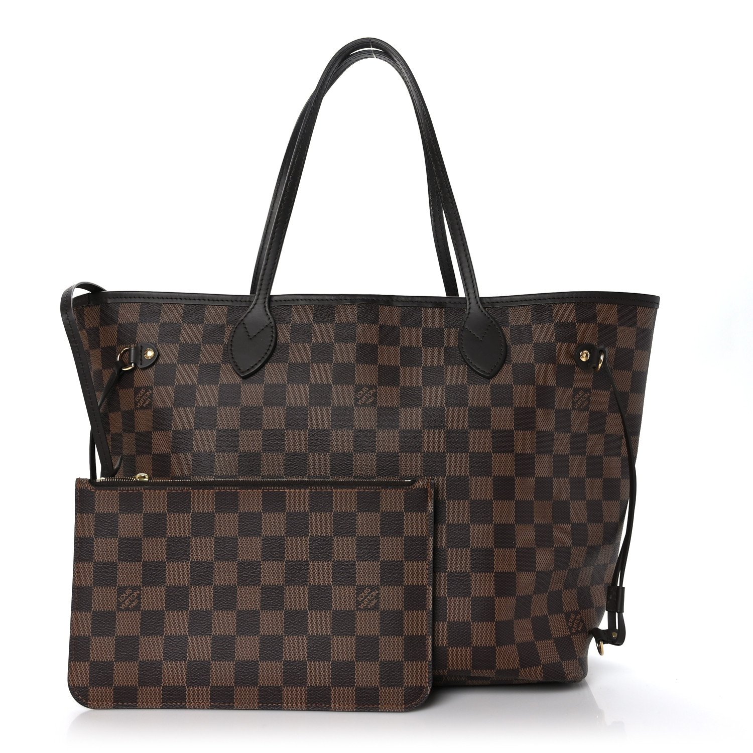 Louis Vuitton Damier Ebene Neverfull MM Tote