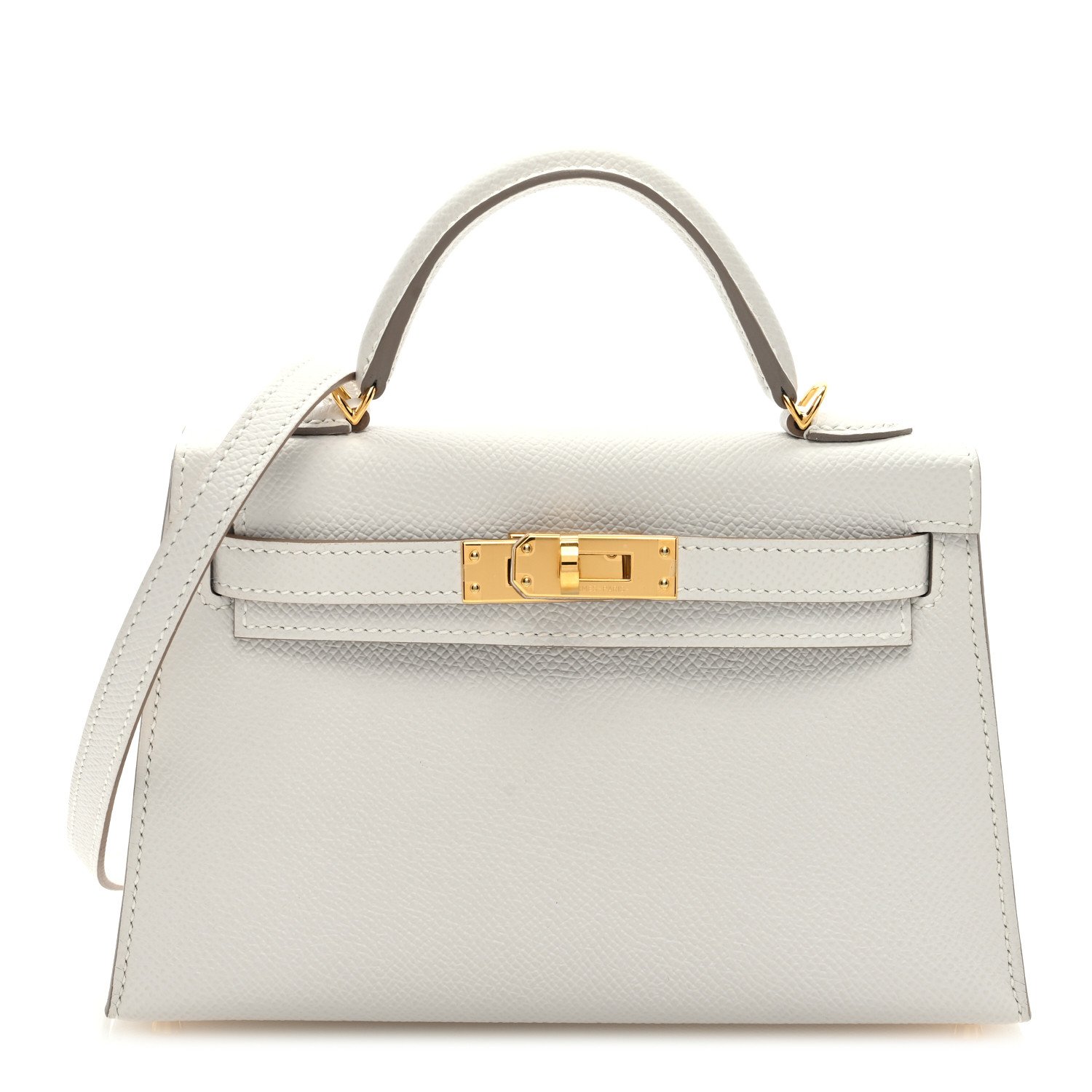 Hermes Mini Kelly Gris Pale