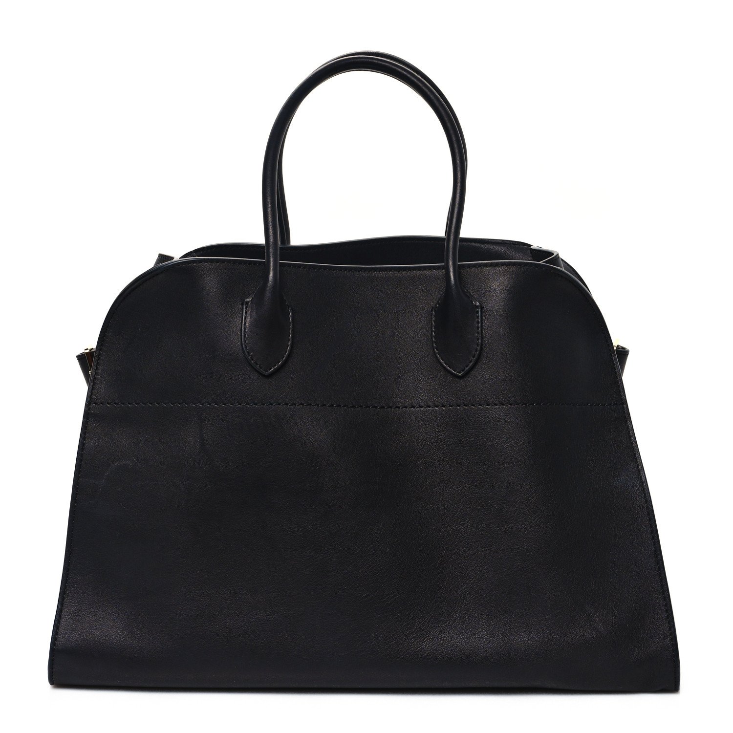 The Row Margaux Bag 15 Black Calfskin