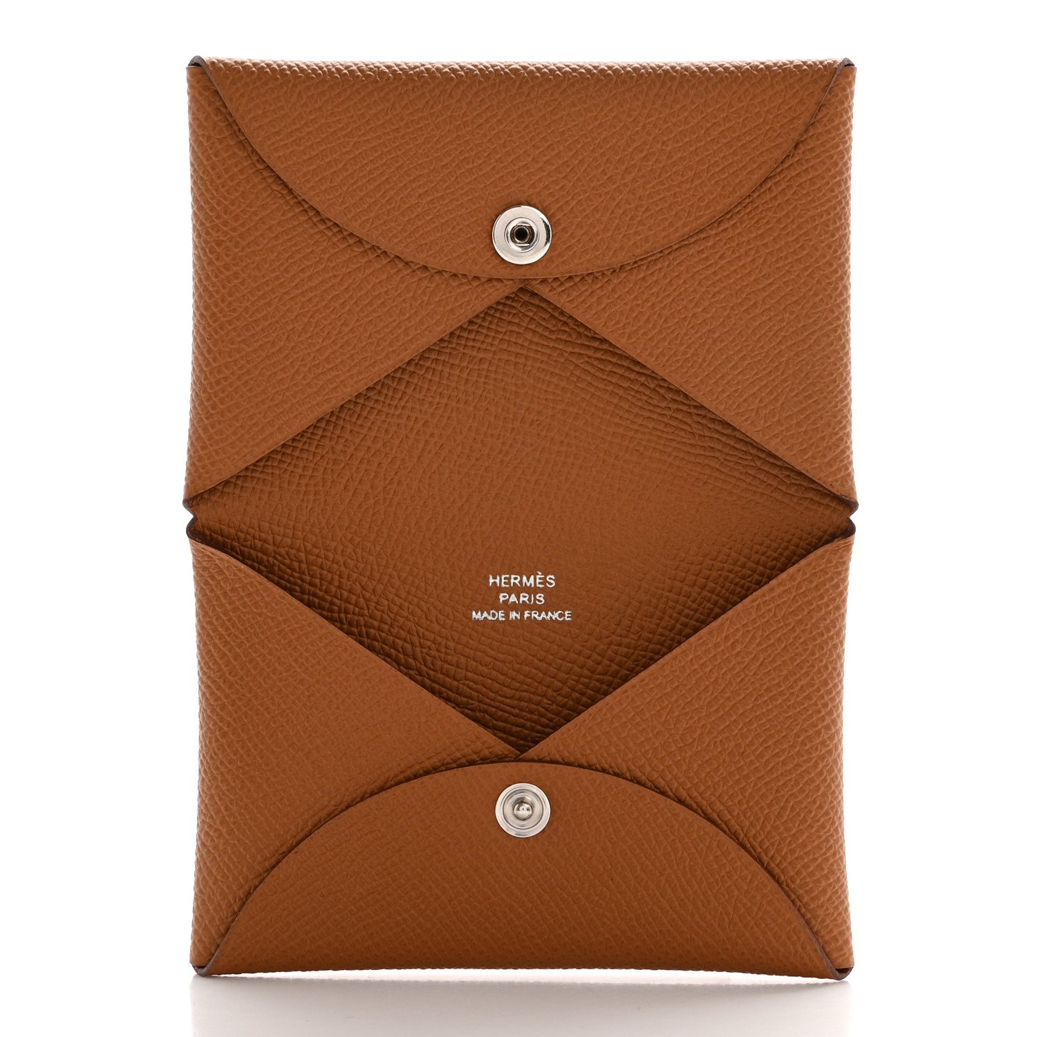 hermes calvi cardholder gold