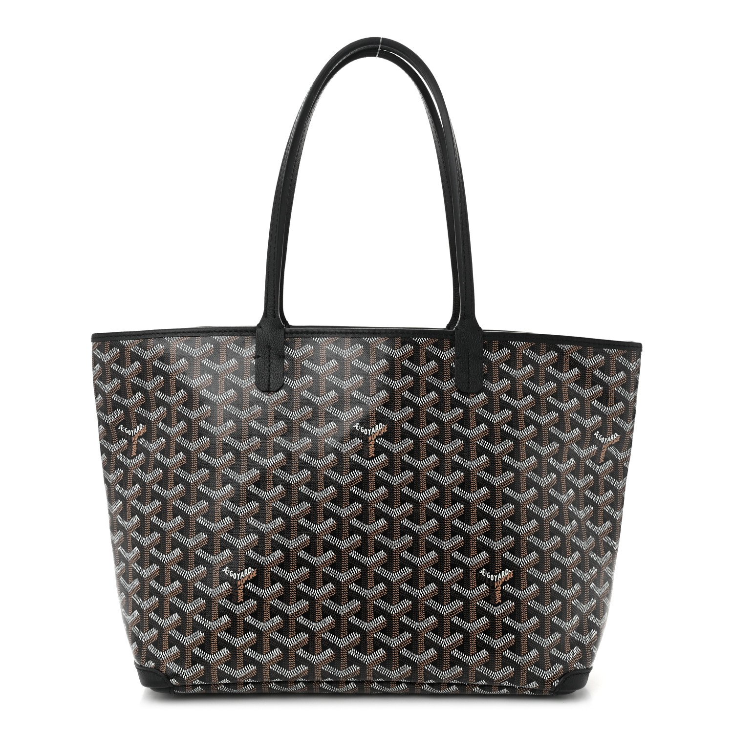 Goyard Artois PM Black Goyardine Canvas