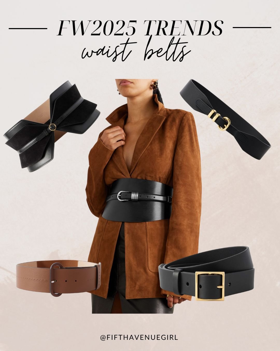 waist belts fall winter 2025