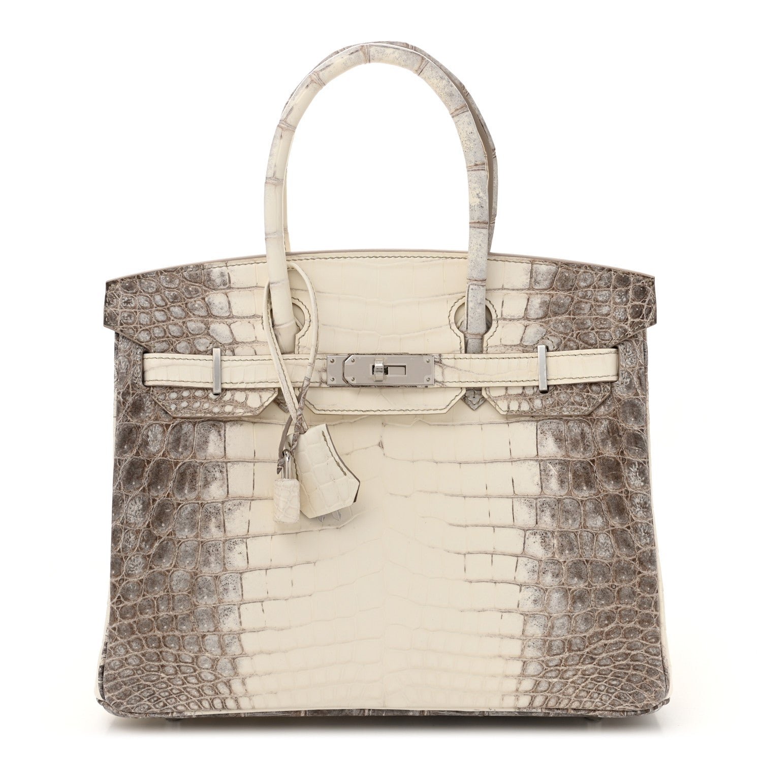 Hermès Matte Niloticus Crocodile Himalaya Birkin 30