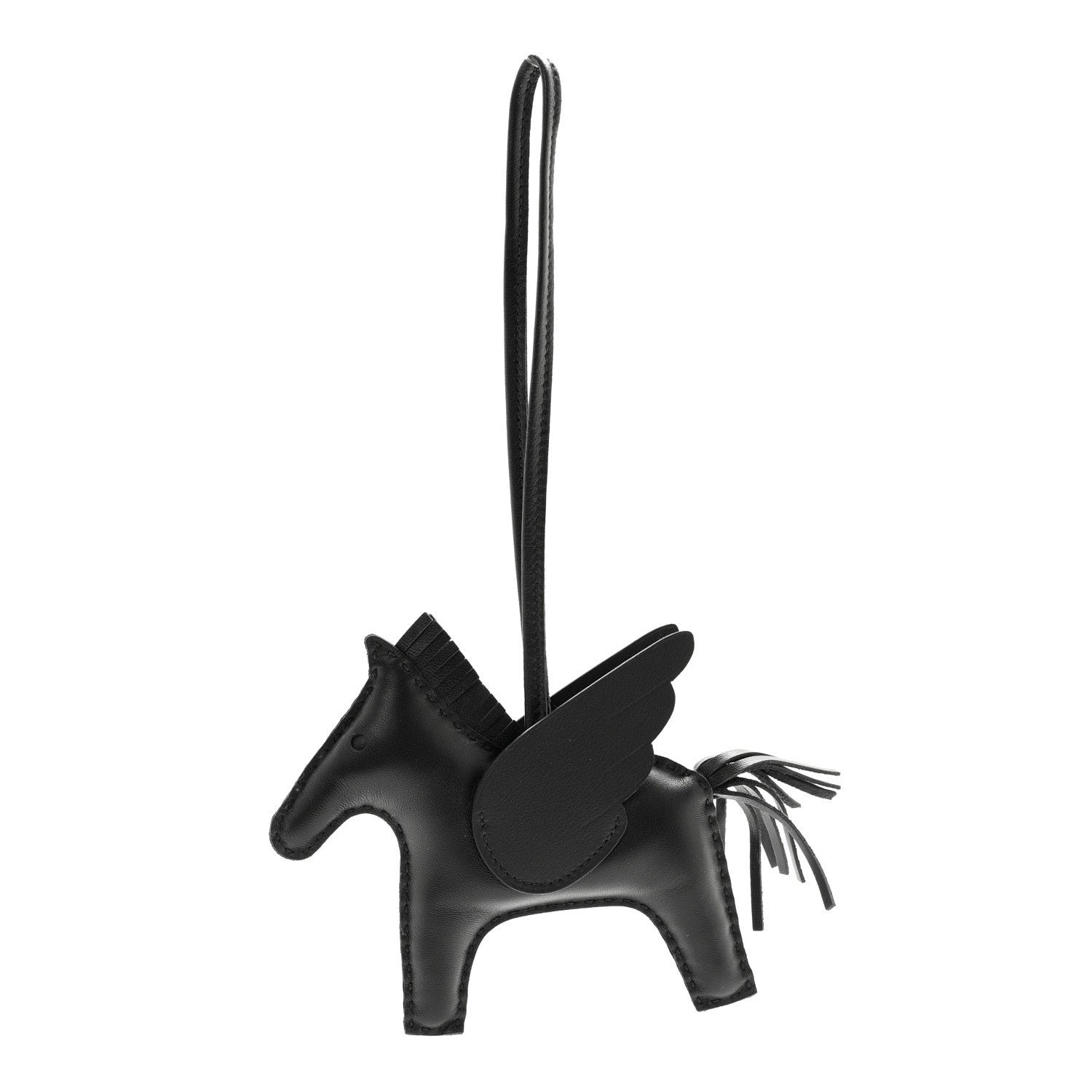 hermes rodeo bag charm so black