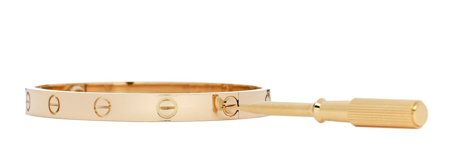 cartier 18K yellow gold love bracelet
