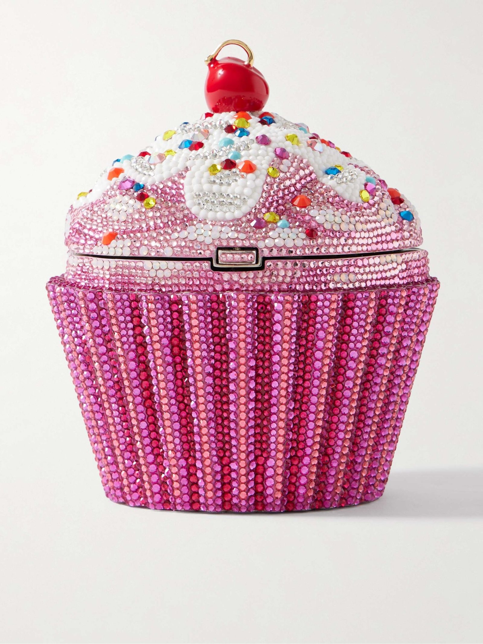 Judith Leiber Couture Cherry Cupcake Crystal-embellished Clutch