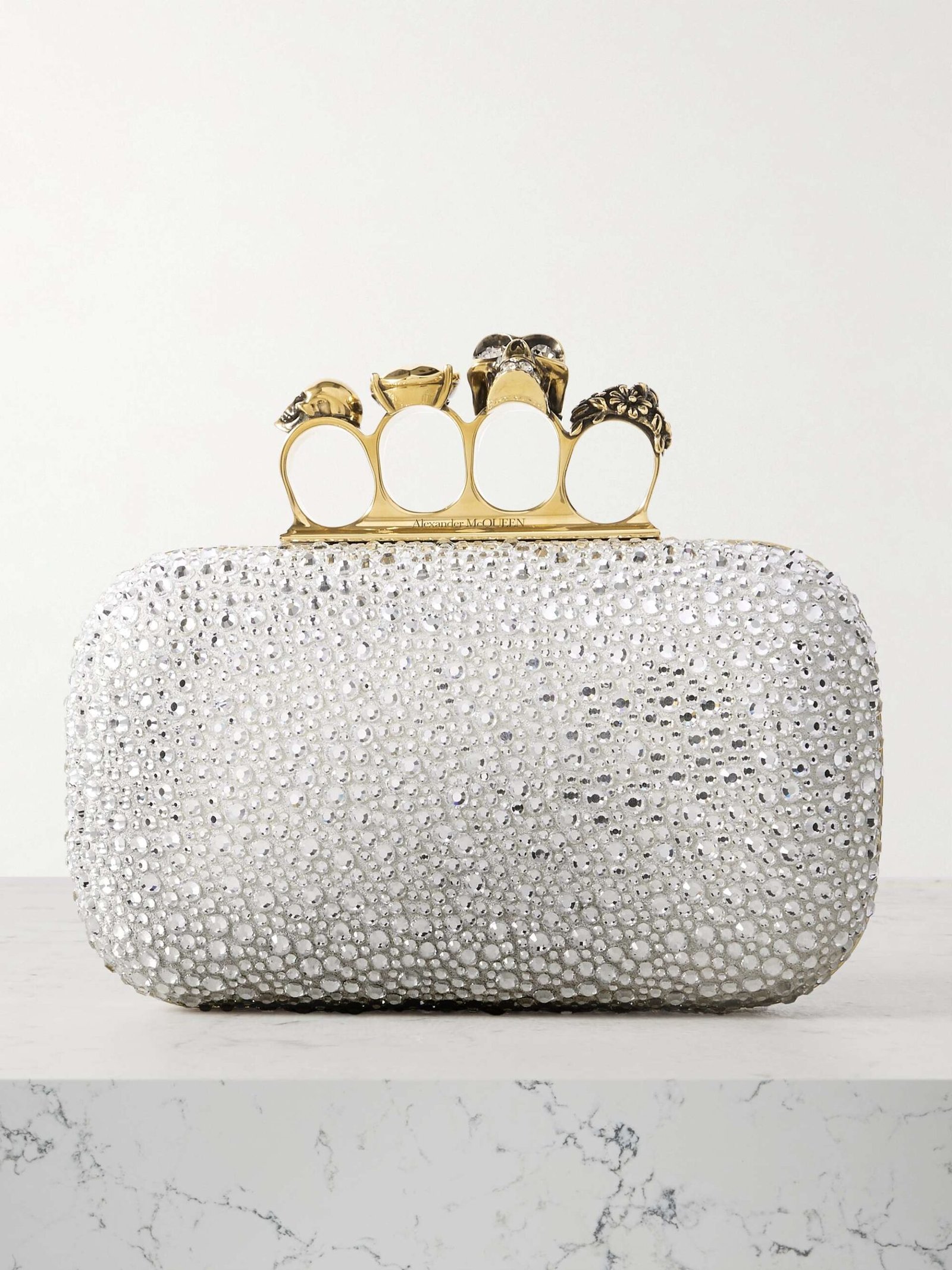 McQueen Skull Knuckle Clutch