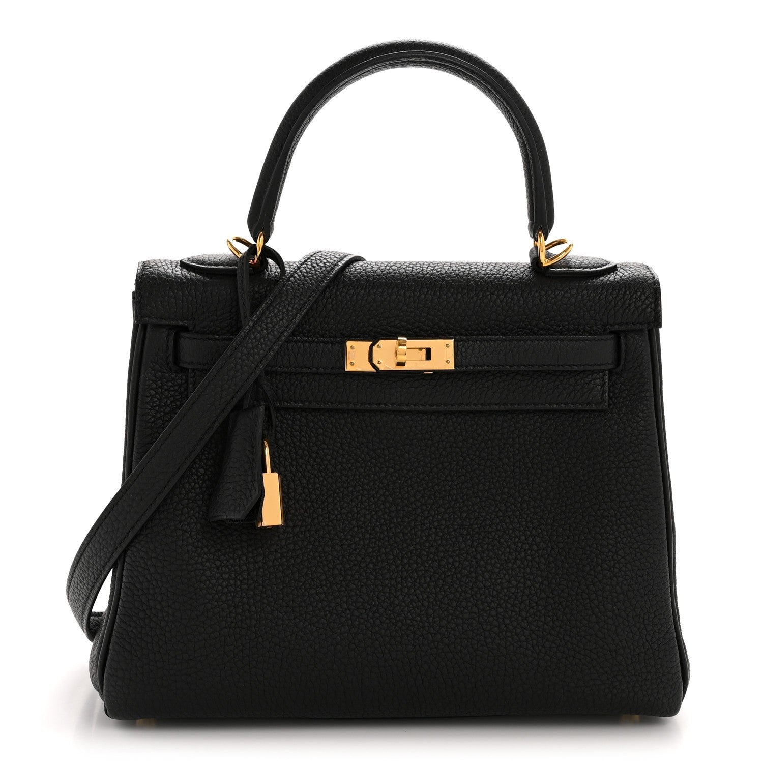 hermes togo kelly retourne 25 black