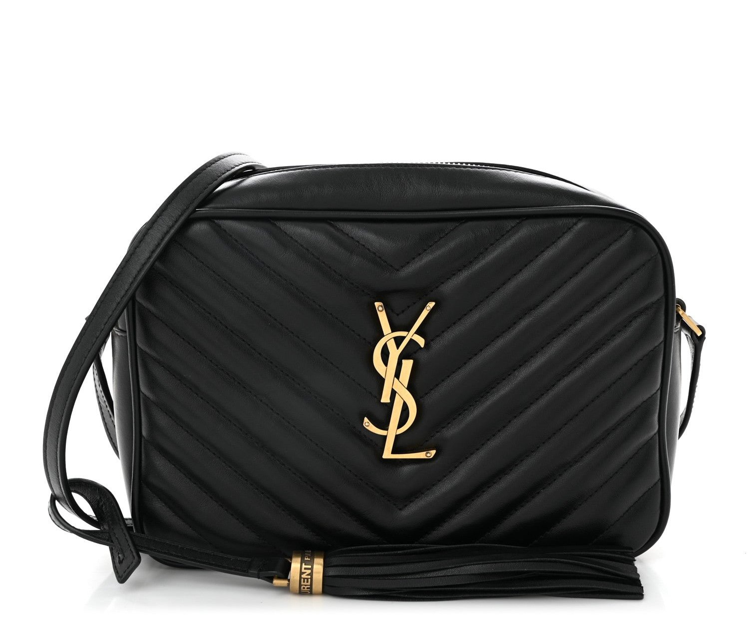 saint laurent monogram lou camera bag black