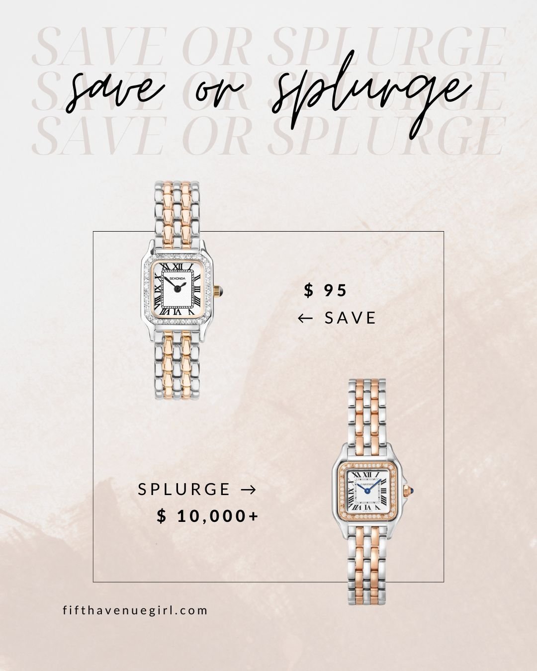 cartier panthere watch dupe