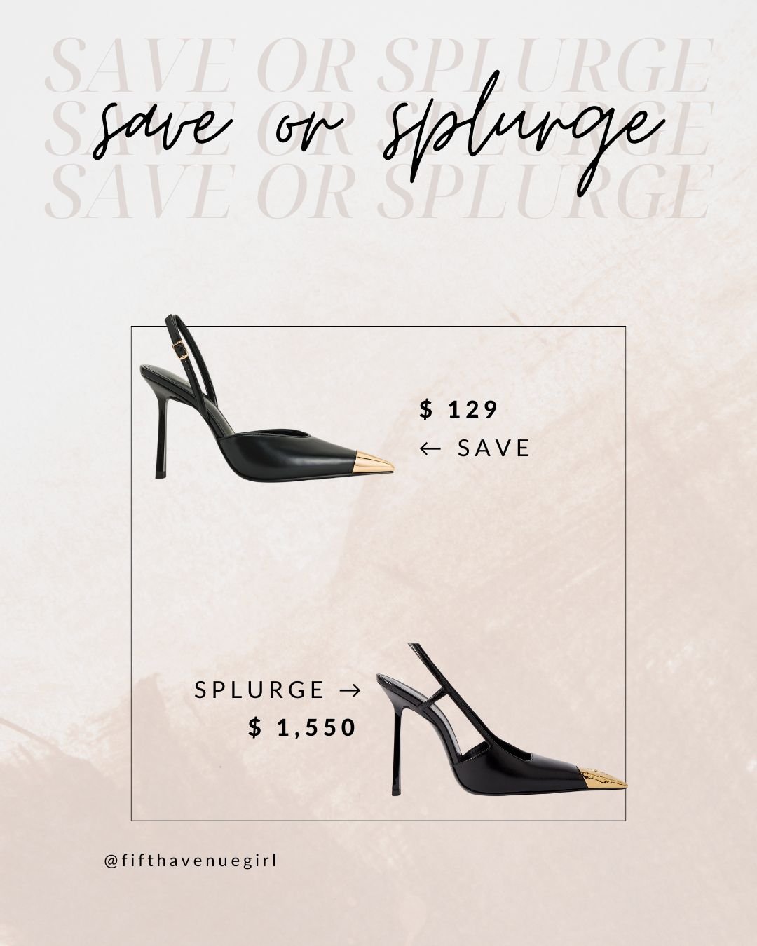 ysl slingback heels dupe