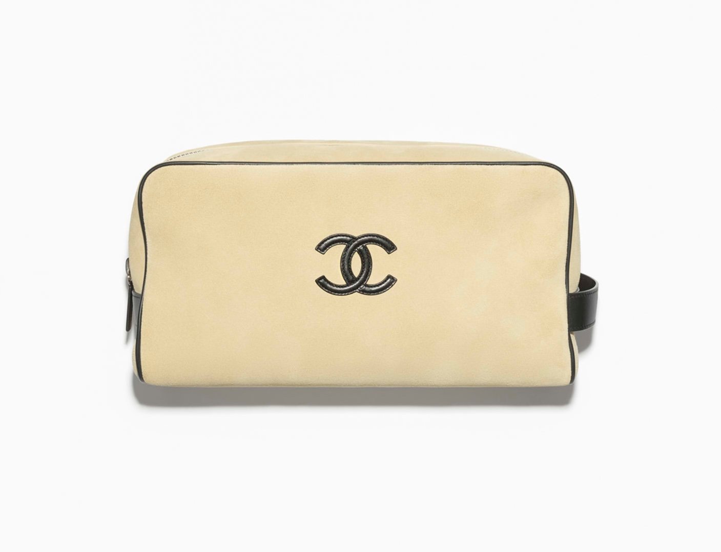 chanel coco beach 2026 large zipped pouch