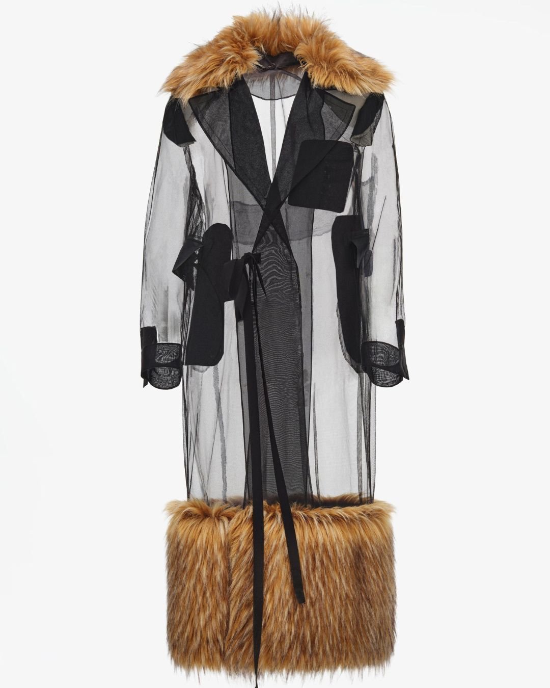 ohn galliano x zara re form vol 1 combined tulle coat