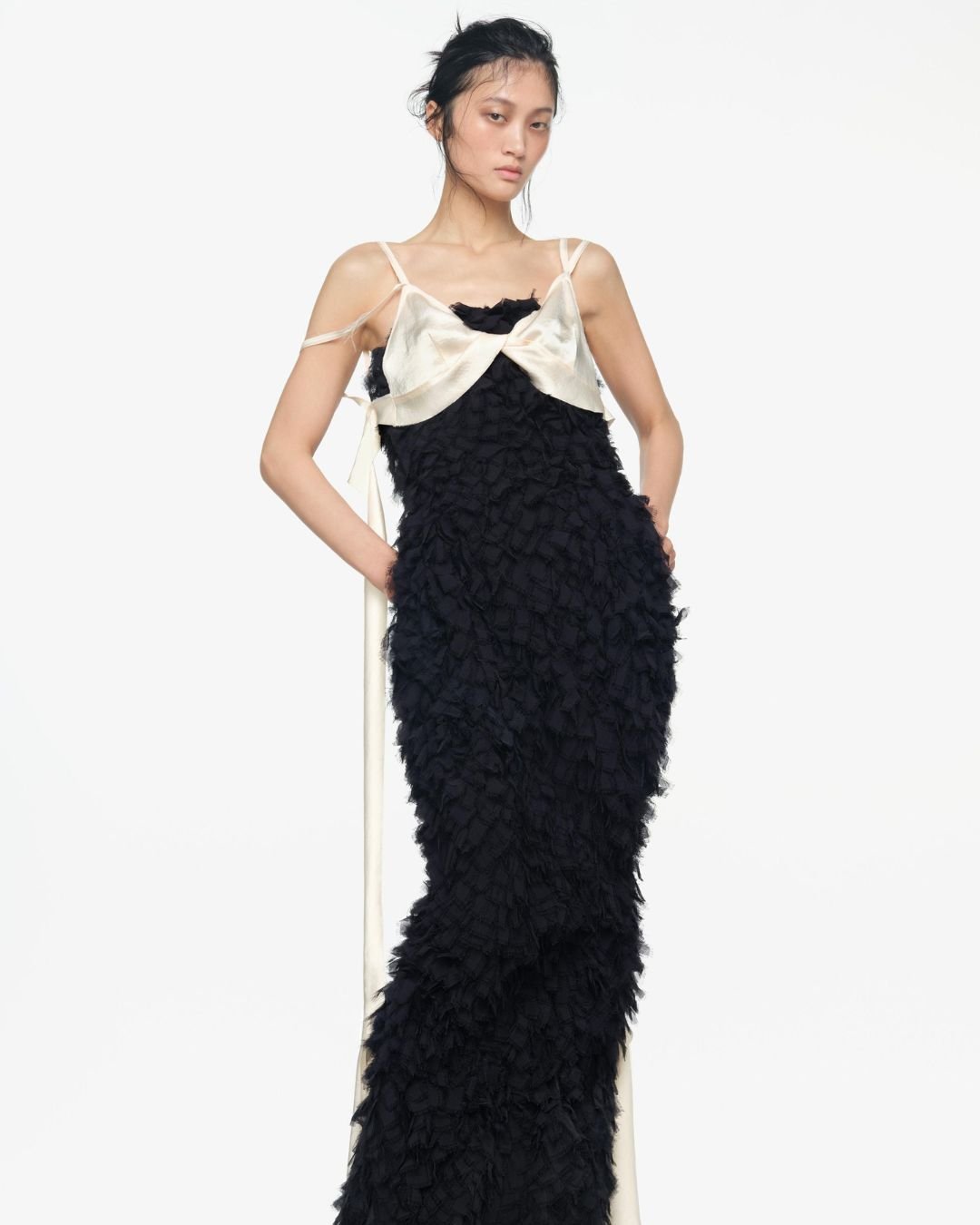 john galliano x zara re form vol 1 silk dress